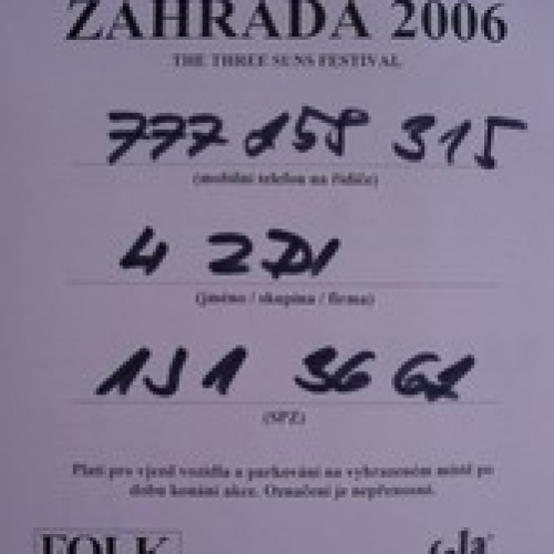 1. 1. 2006 - Zahrada 2006